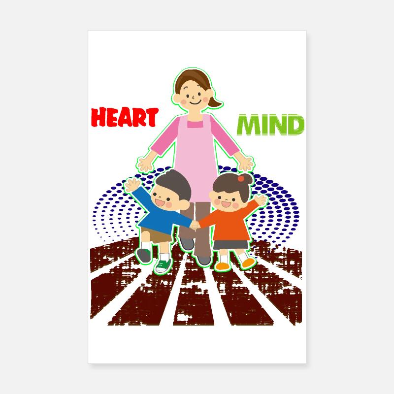 Lehrer Kindergarten Erzieher Poster 20x30 cm