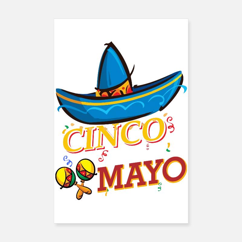 cinco de mayo - 5 de mayo Poster 20 x 30 cm