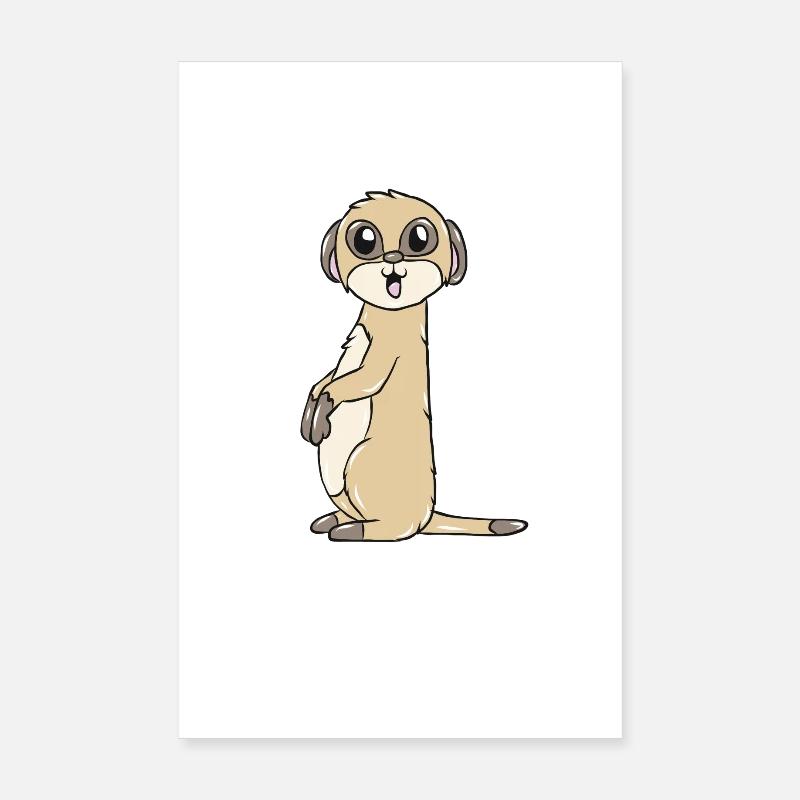 suricates Poster 20 x 30 cm