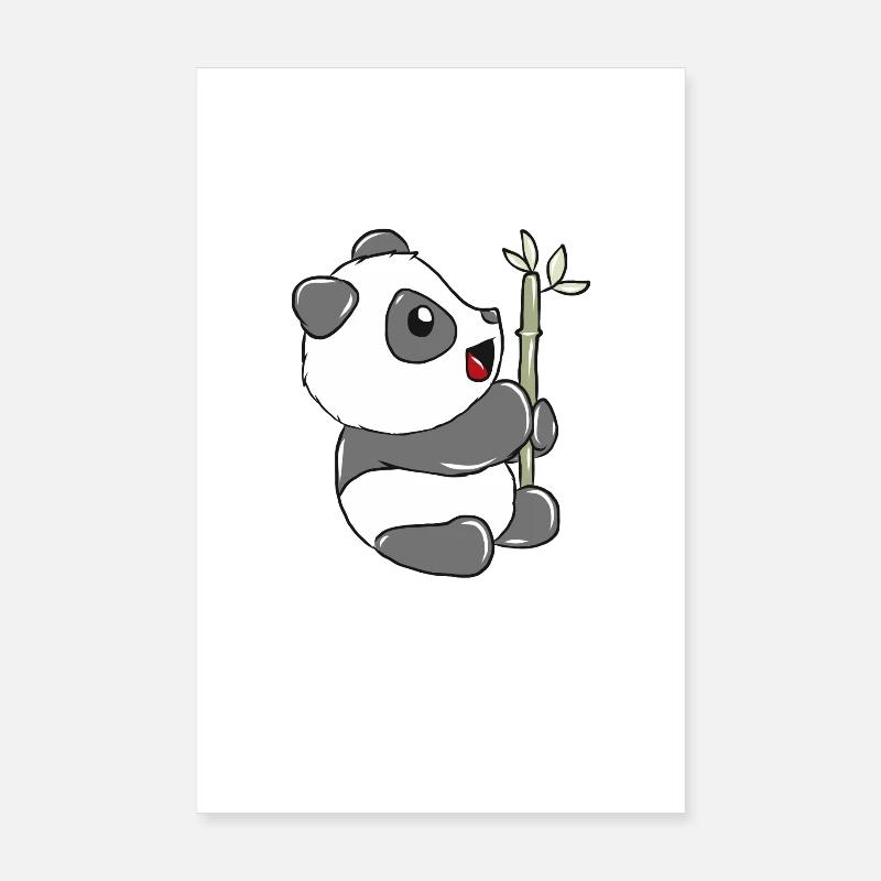 Panda Poster 20x30 cm