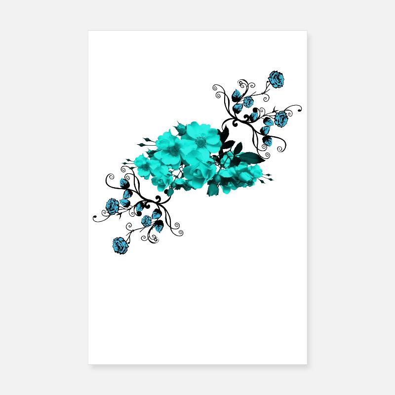 Fleur, fleurs, BLUETTE, plante, nature, fleurs, Poster 20 x 30 cm