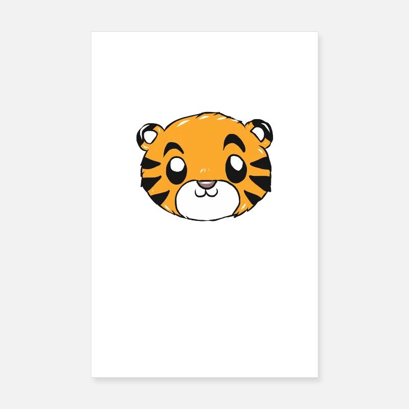 tiger Poster 8" x 12" (20x30 cm)