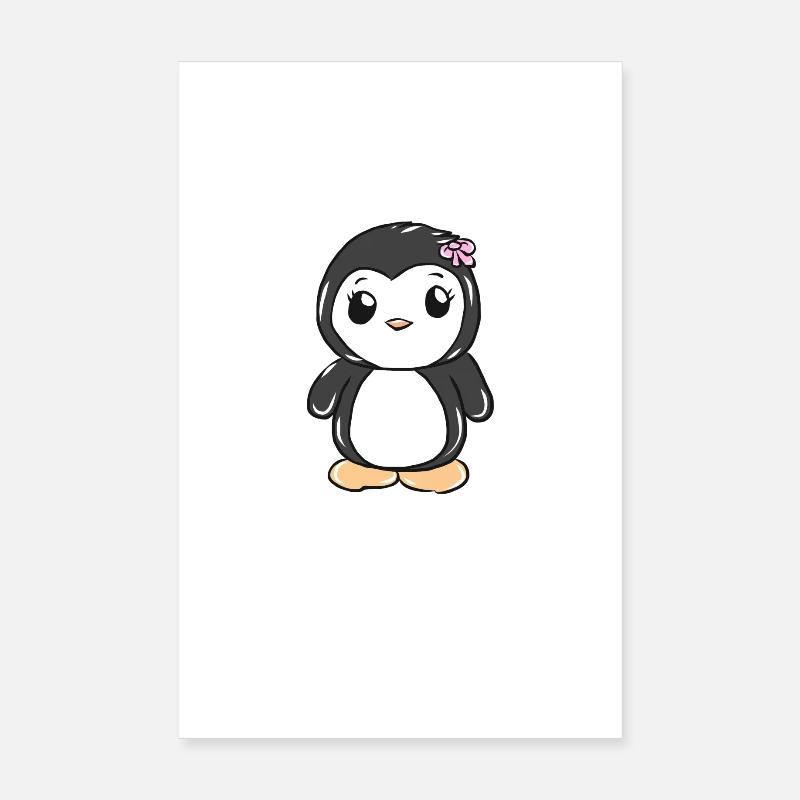 manchot Poster 20 x 30 cm