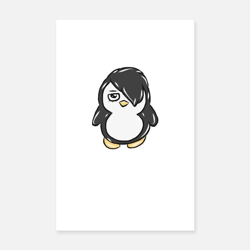 penguin - Poster 8" x 12" (20x30 cm) - white