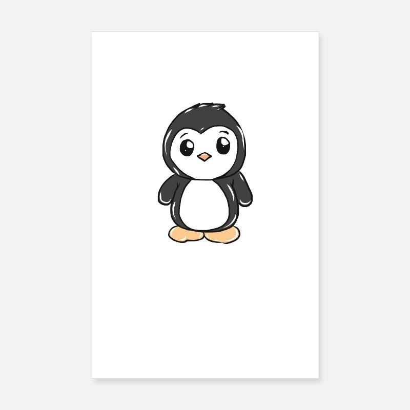 manchot Poster 20 x 30 cm