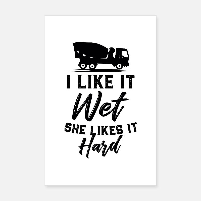 concrete worker Poster 8" x 12" (20x30 cm)