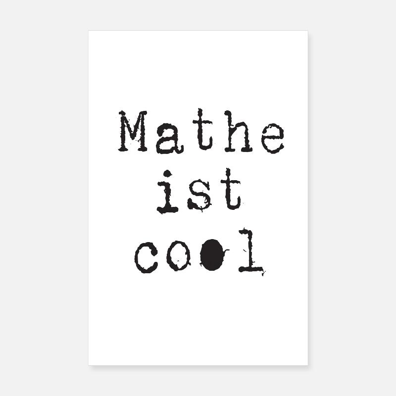 Mathématiques - Mathématiques Est Cool Poster 20 x 30 cm