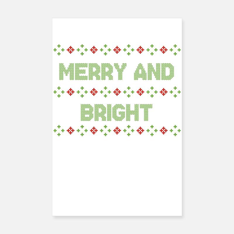Ugly Christmas Weihnachtspullover Poster 20x30 cm