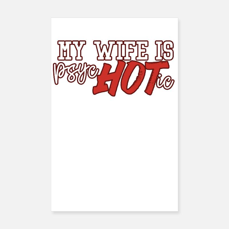 Frau Ehe Poster 20x30 cm