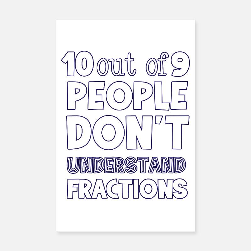 Math Poster 8" x 12" (20x30 cm)