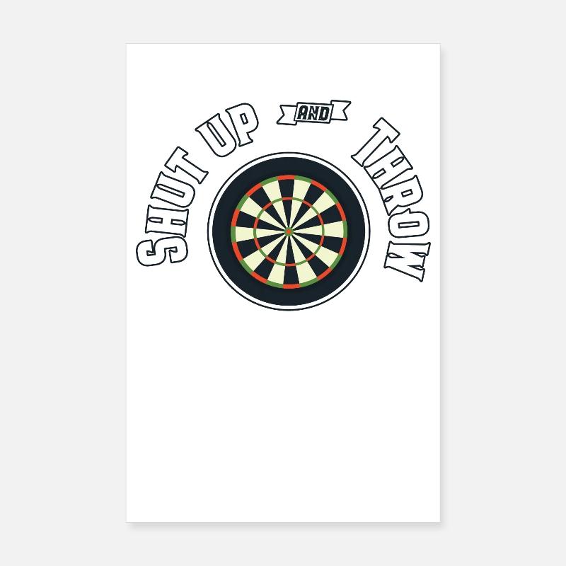 Darts Dart Poster 8" x 12" (20x30 cm)