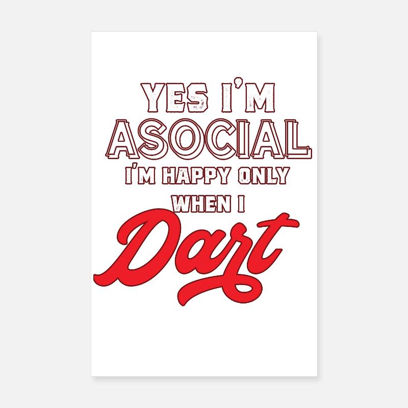 Darts Dart Poster 20x30 cm