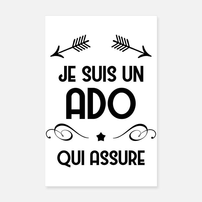 adolescent / enfant / ado / adolescente Poster 20 x 30 cm