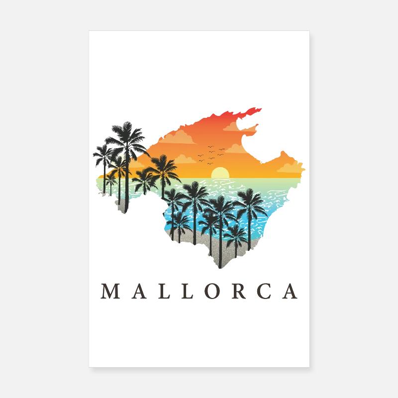 majorque Poster 20 x 30 cm