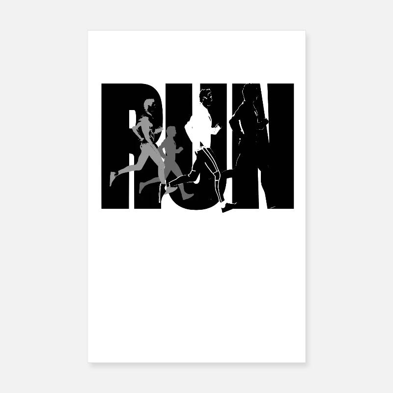 Runner Stuff - Courir Poster 20 x 30 cm