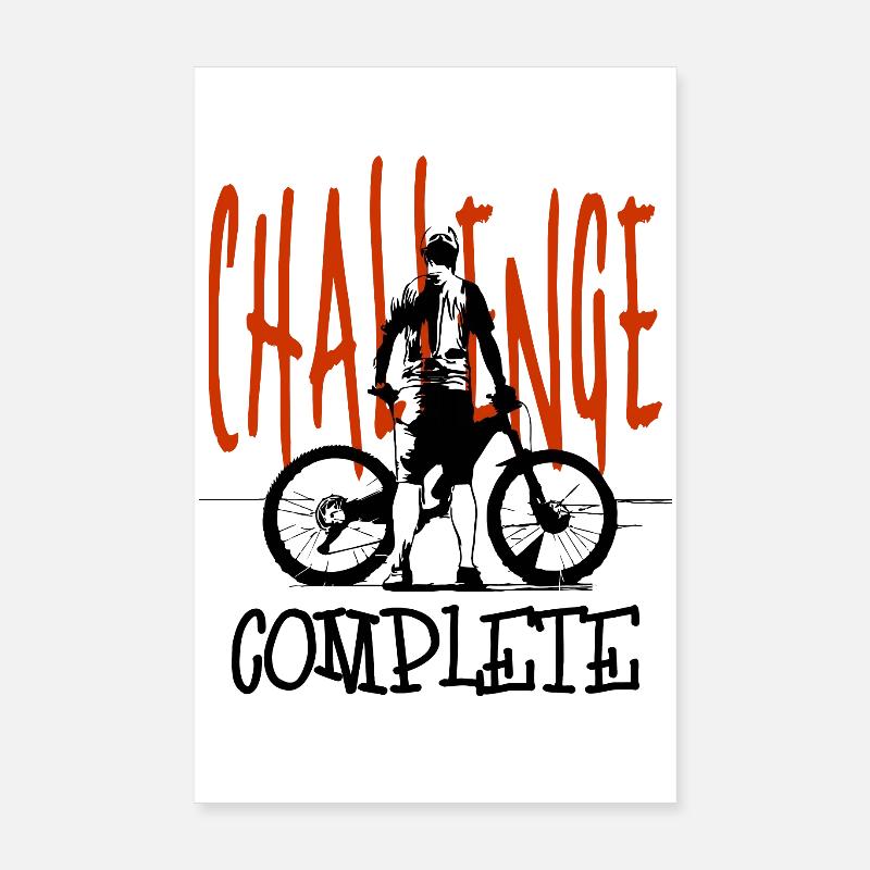 Excursion en VTT Poster 20 x 30 cm
