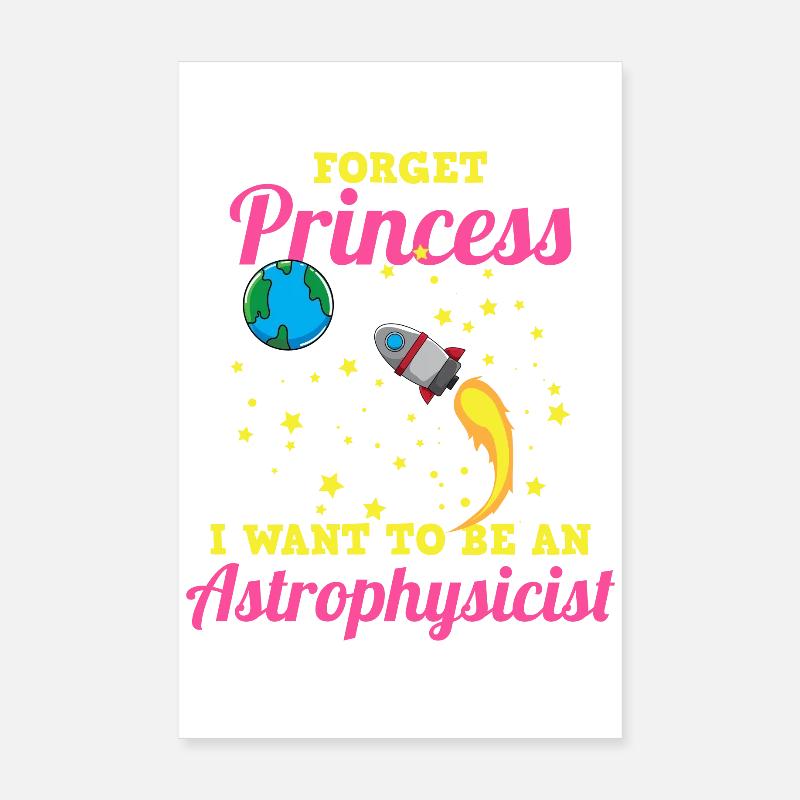 Astrophysique Étudiant Poster 20 x 30 cm