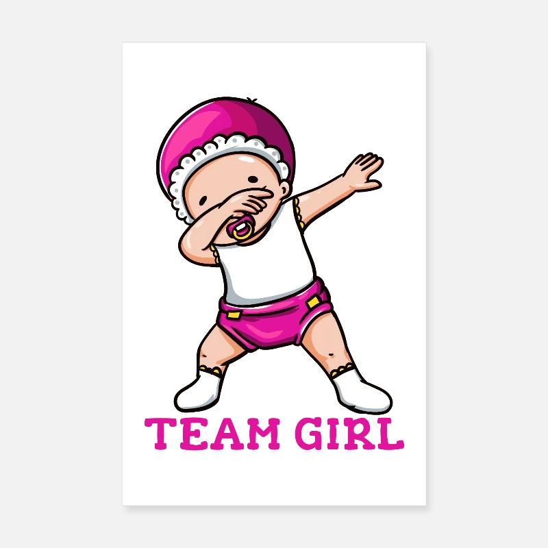 Fête de bébé Poster 20 x 30 cm