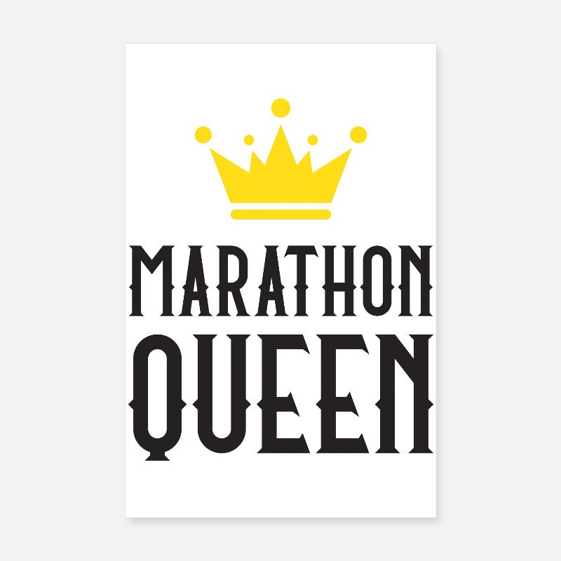 Marathon Queen Poster 20x30 cm