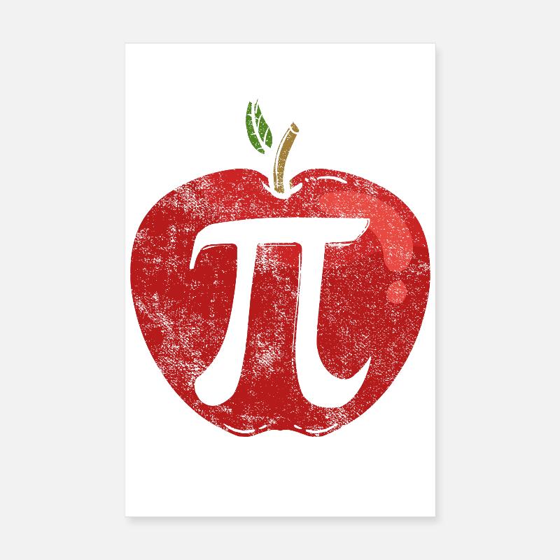 Pi Mathe Poster 20x30 cm