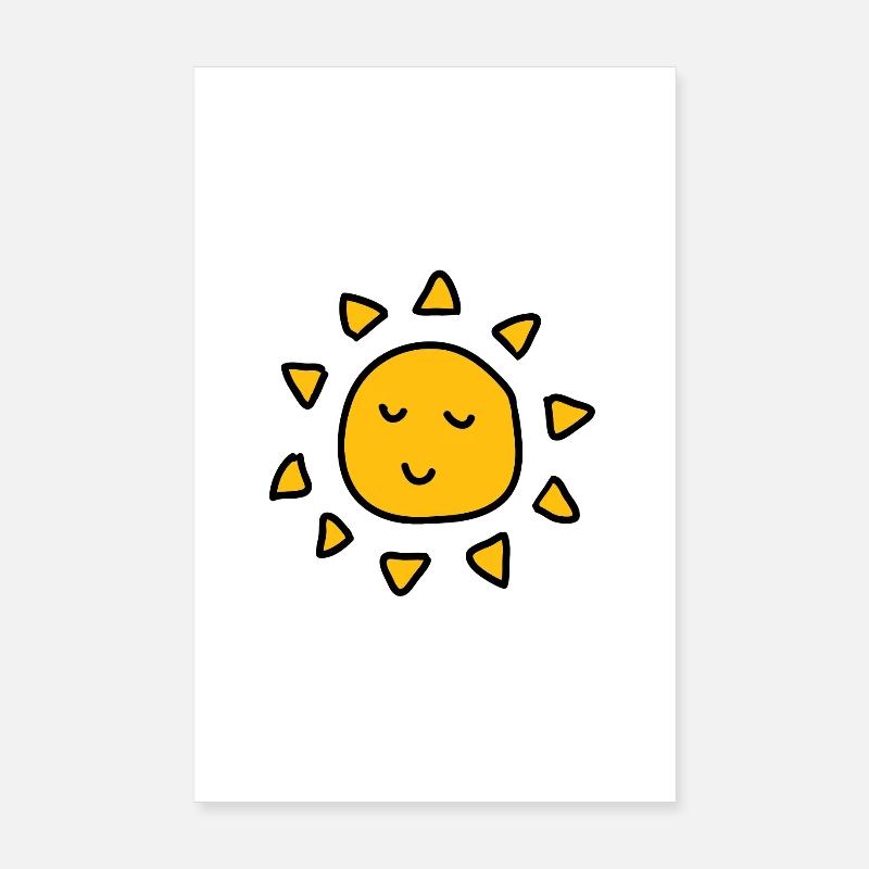 beach summer sun 2020 Poster 20 x 30 cm