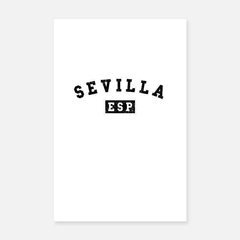 Sevilla Design - Arched Text ESP Poster 8" x 12" (20x30 cm)