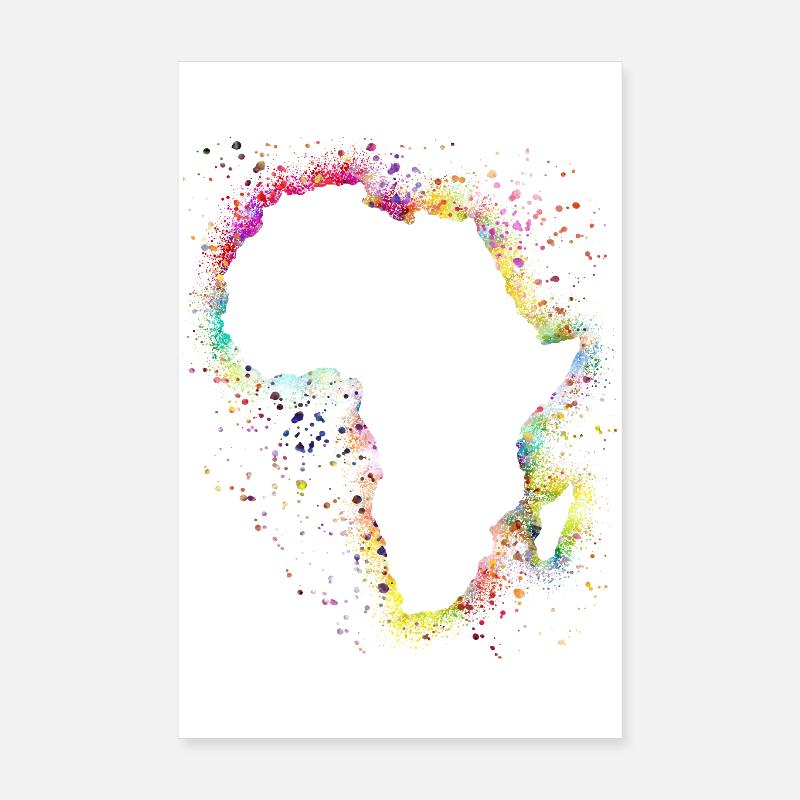Afrika Poster 20x30 cm