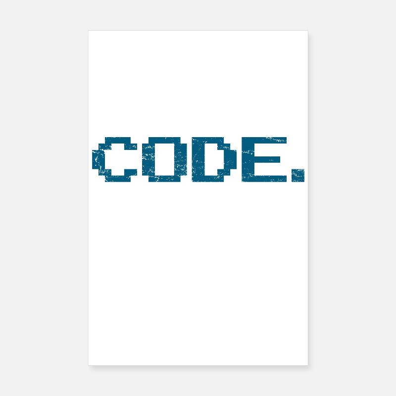 Programmieren Coden Informatik Poster 20x30 cm