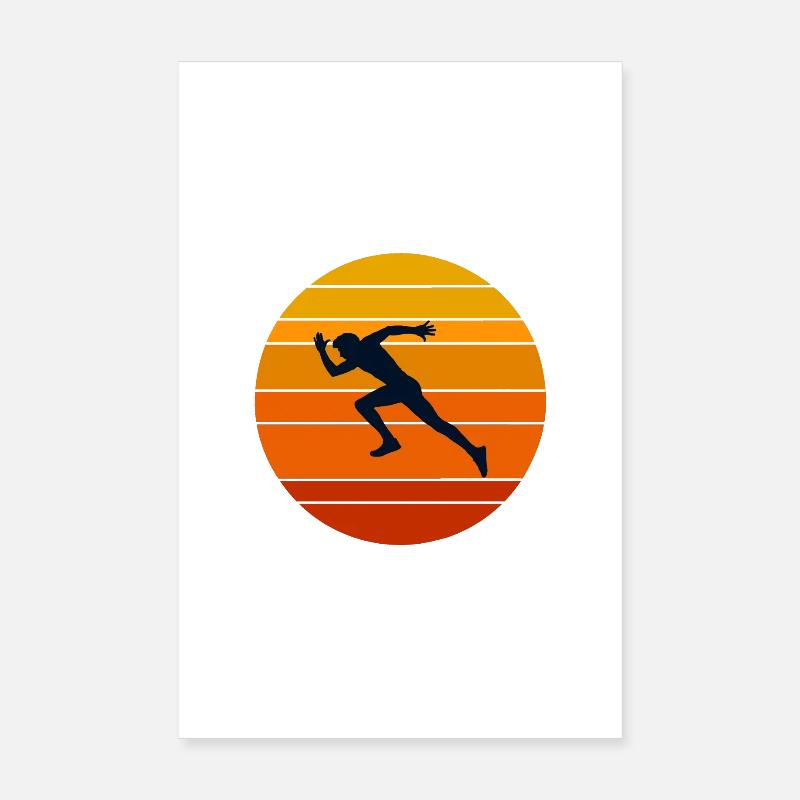Laufsport Poster 20x30 cm