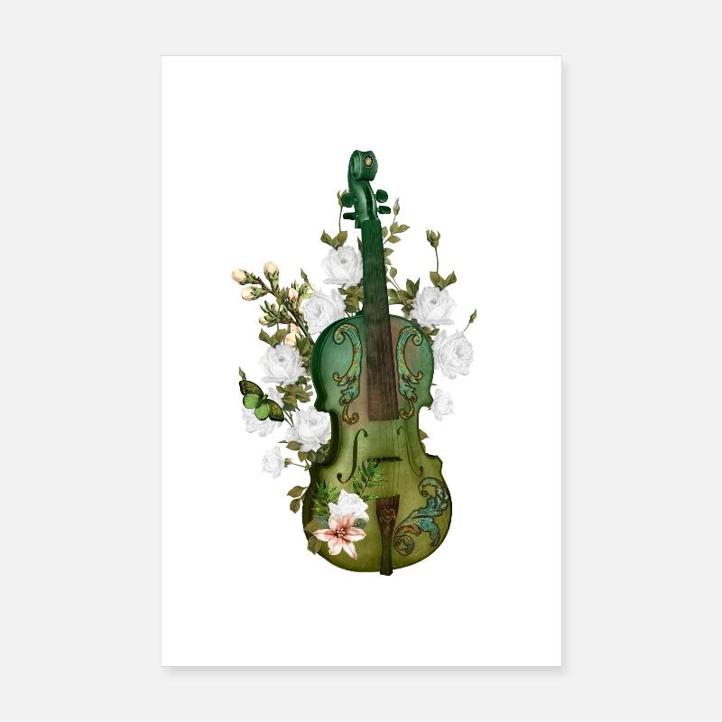 Wunderbare Geige Poster 20x30 cm