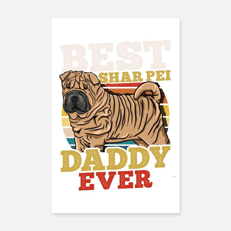 Shar Pei Poster 20 x 30 cm