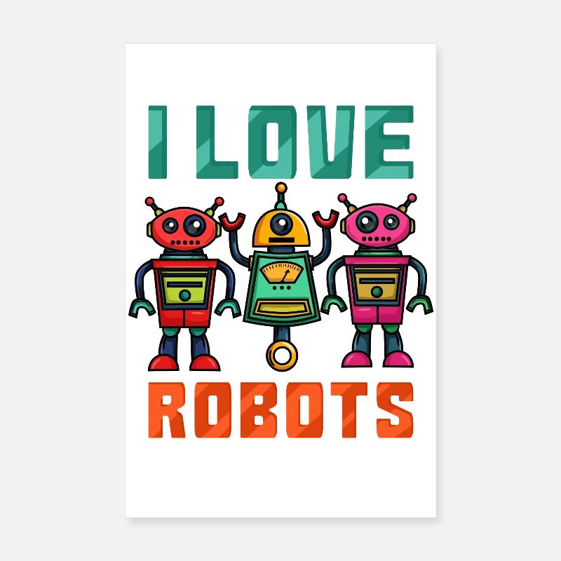 Roboter Robot Poster 20x30 cm