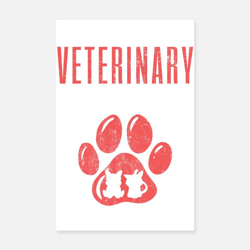 Veterinary Assistant Vet Tech Poster 8" x 12" (20x30 cm)