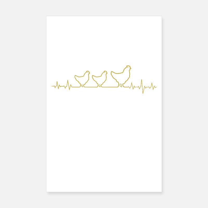 Rooster Poster 8" x 12" (20x30 cm)