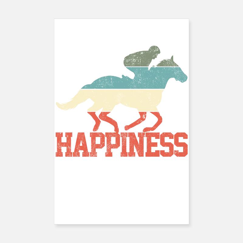 Cavalier équitation cheval Poster 20 x 30 cm