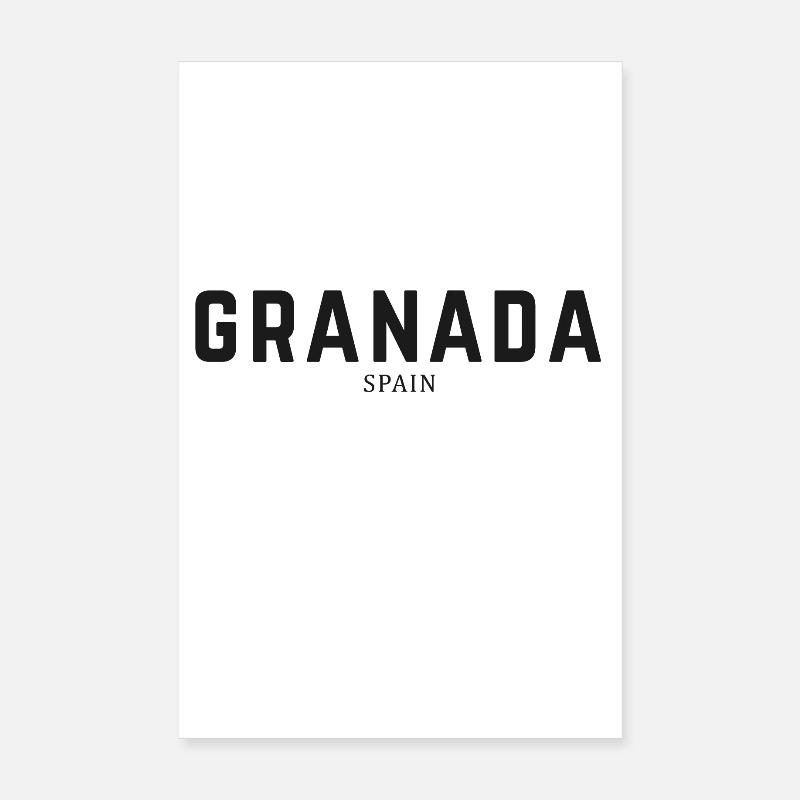 Granada Spain Poster 8" x 12" (20x30 cm)