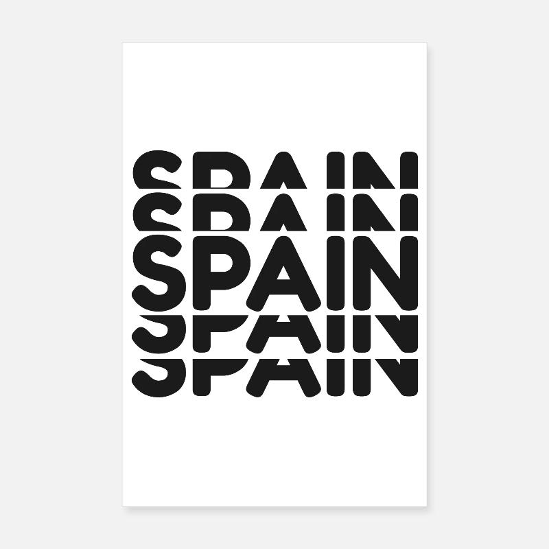Spain / España Poster 8" x 12" (20x30 cm)