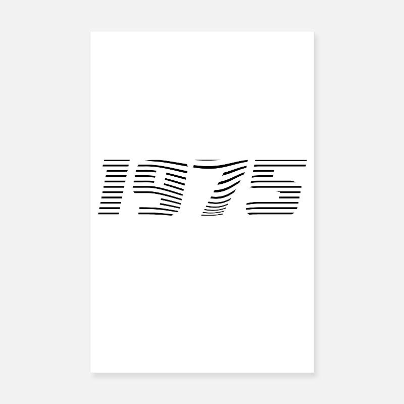 Millésime 1975 Poster 20 x 30 cm