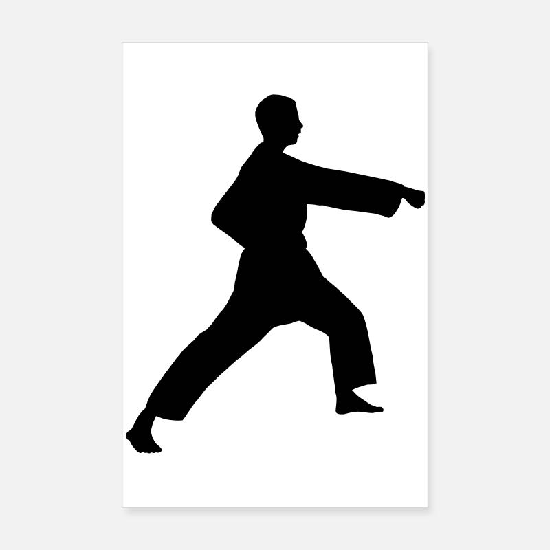 Punsch Karate oder Teakwondo Punsch Poster 20x30 cm