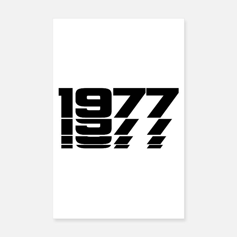 Millésime 1977 Poster 20 x 30 cm