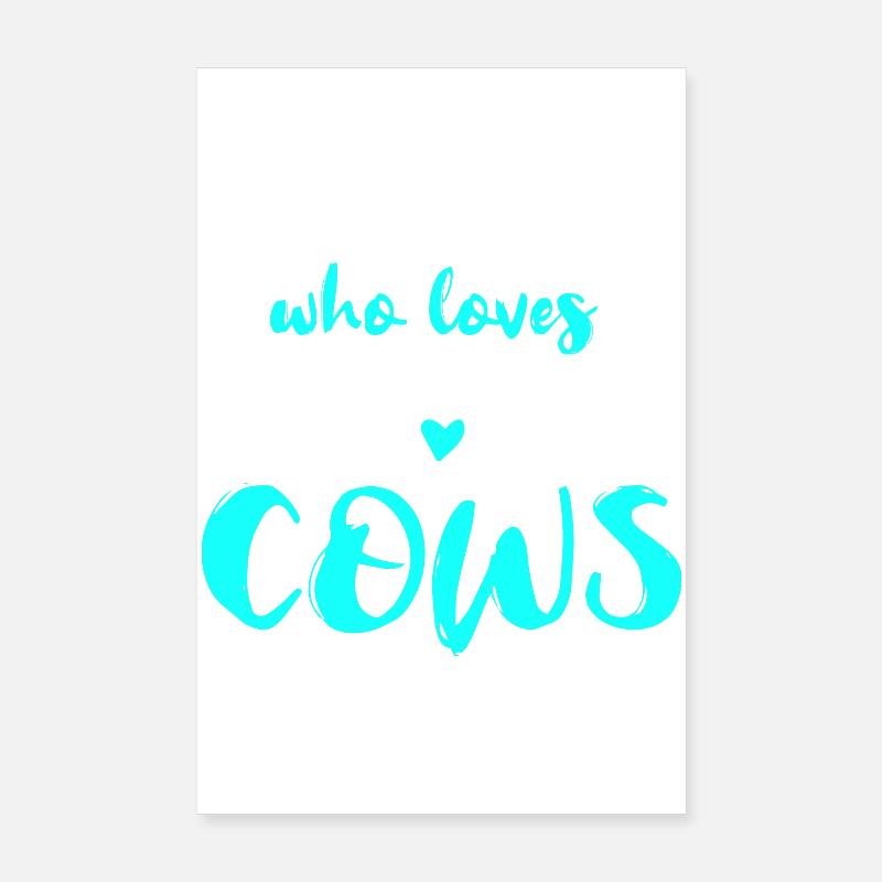 Vaches vaches Poster 20 x 30 cm