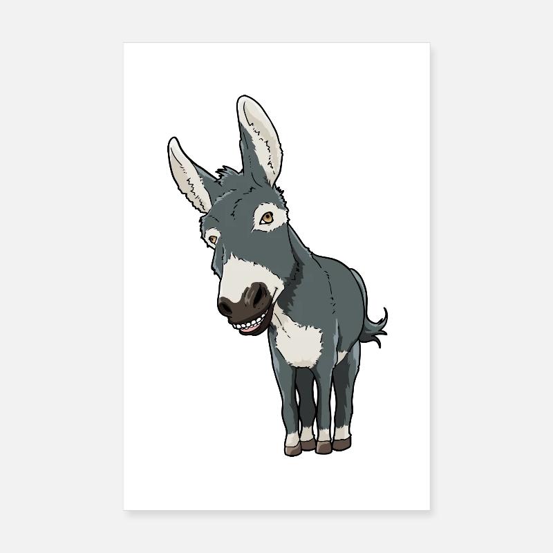 Donkey Beast of Burden Poster 8" x 12" (20x30 cm)