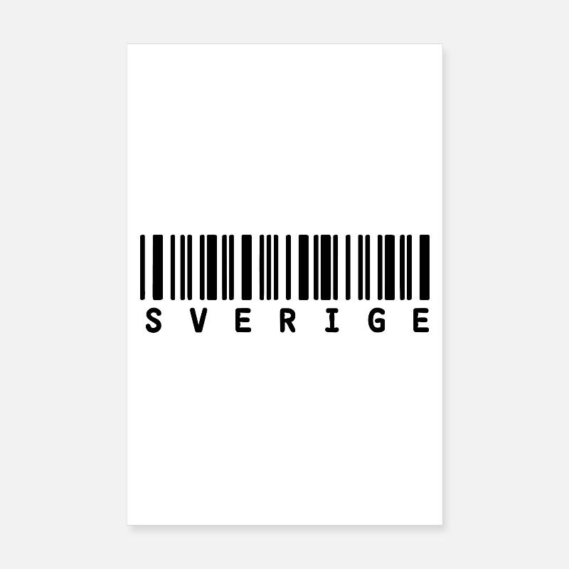 Sverige Schwedisch Poster 20x30 cm