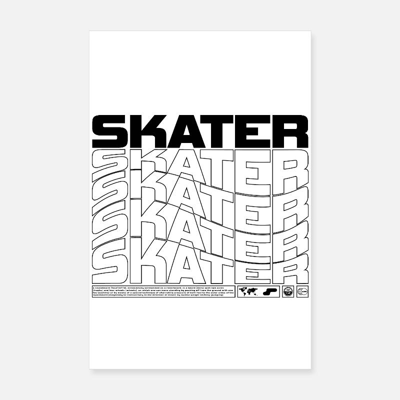 Skater Poster 8" x 12" (20x30 cm)