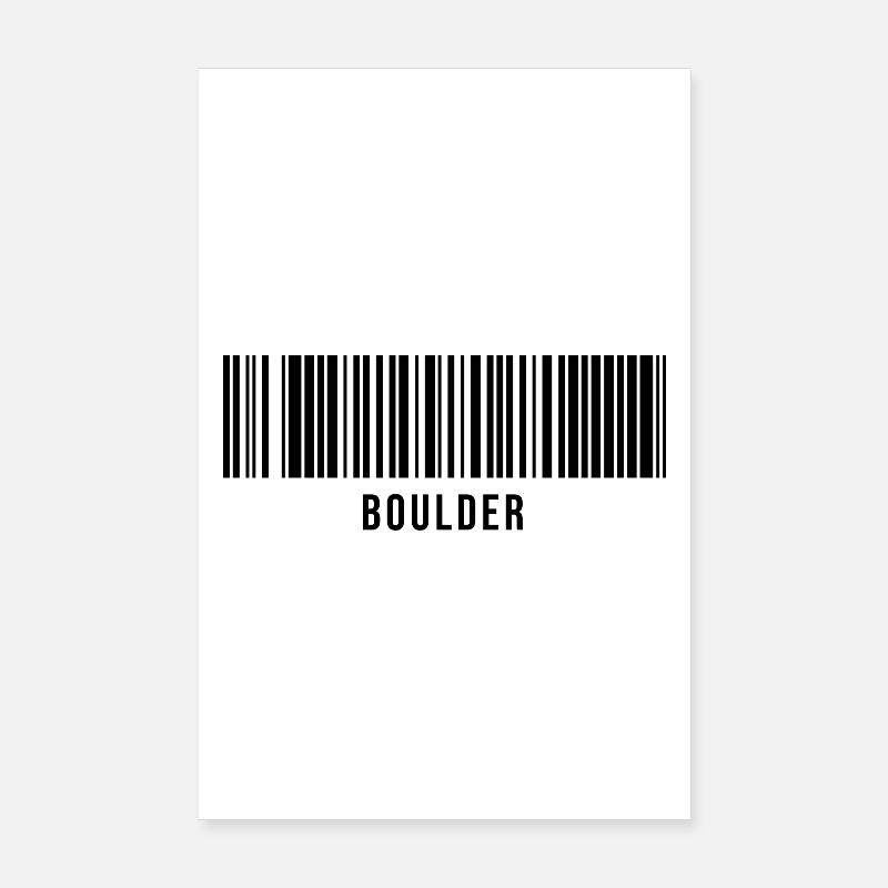 Bouldern Klettern Poster 20x30 cm