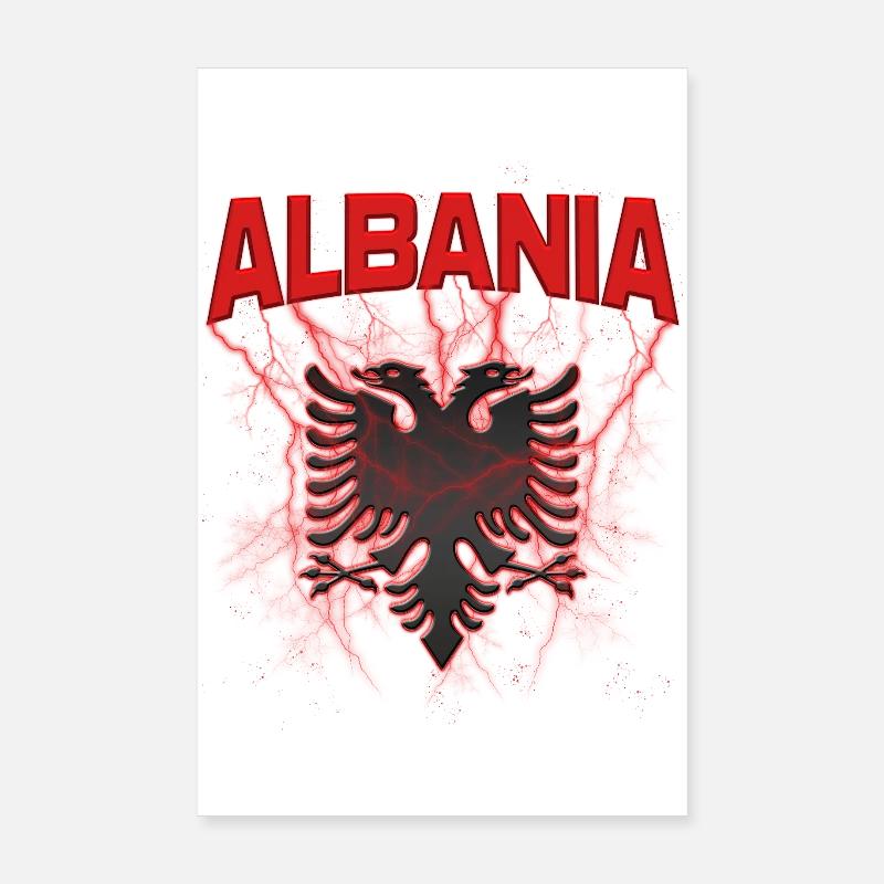 Albania Albanian Eagle Poster 8" x 12" (20x30 cm)