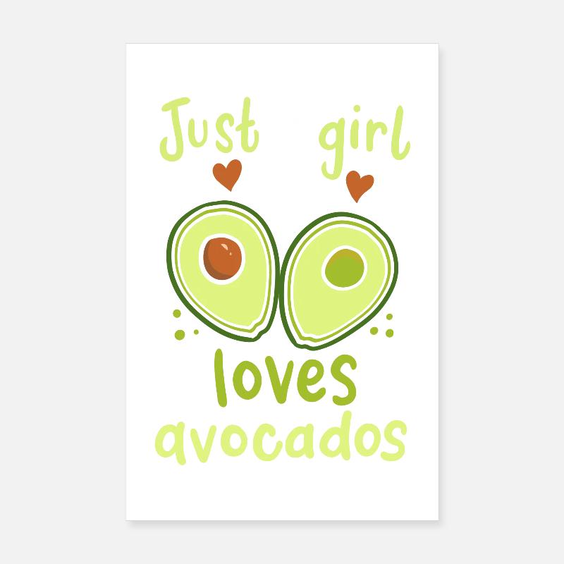 Avocado Poster 20x30 cm