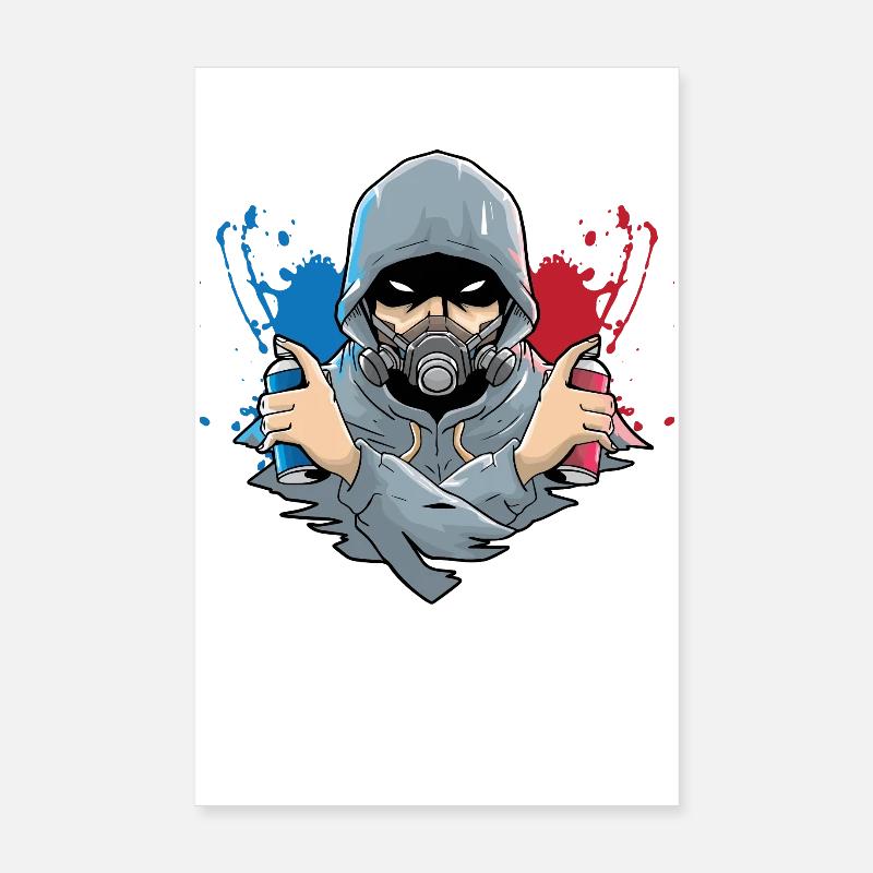 Sprayer Graffiti Poster 20x30 cm