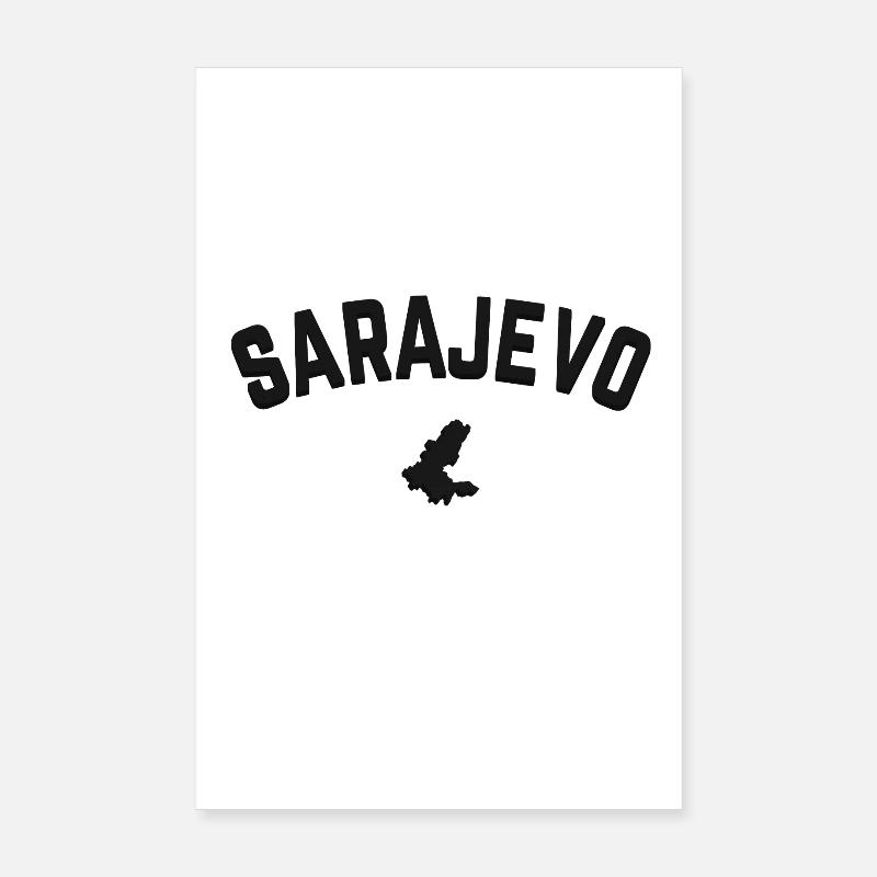 Sarajevo Bosnien Poster 20x30 cm