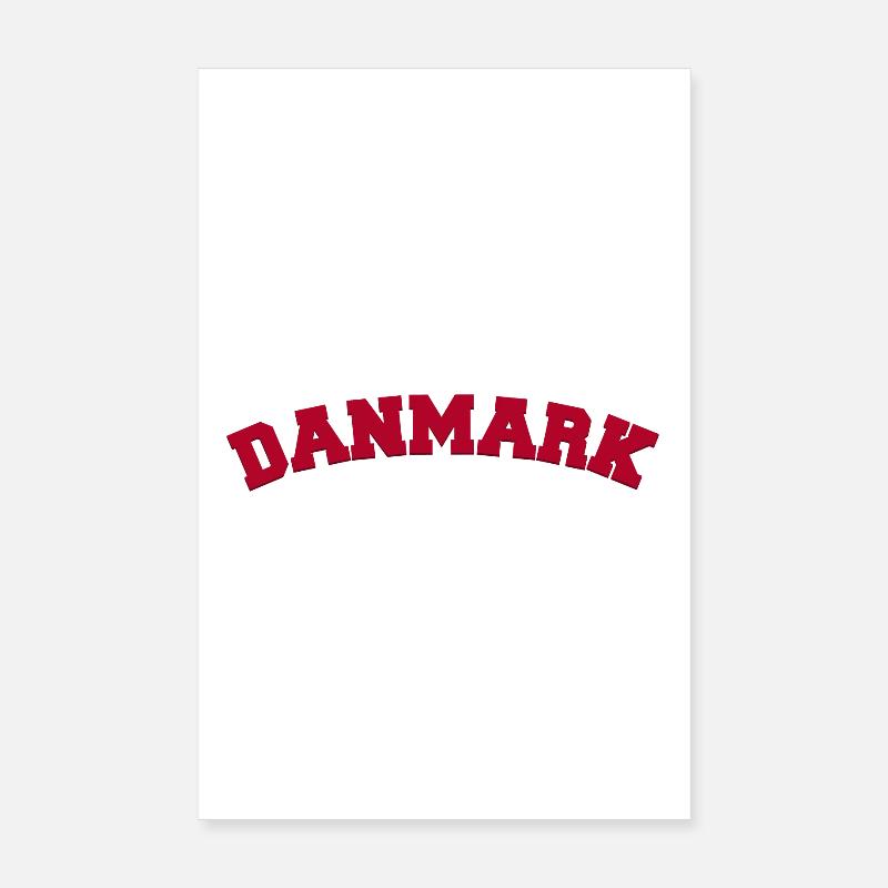 Danmark Dänemark Poster 20x30 cm